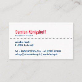 Transsylvanië geïnspireerd visitekaartje