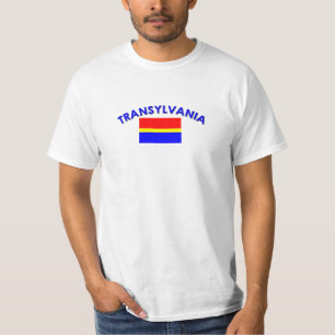 Transsylvanië-vlag (m/inscriptie) t-shirt