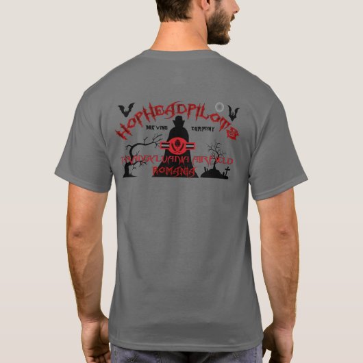 Transsylvanië Vliegveld Roemenië T-shirt (Achterkant)