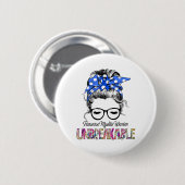 Transversale myelitis Bewustmaking Koolstofonderst Ronde Button 5,7 Cm (Voorkant /achterkant)