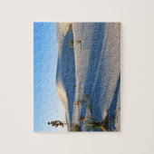 Transverse Dunes, Yucca, Early Morning Light Legpuzzel (Verticaal)