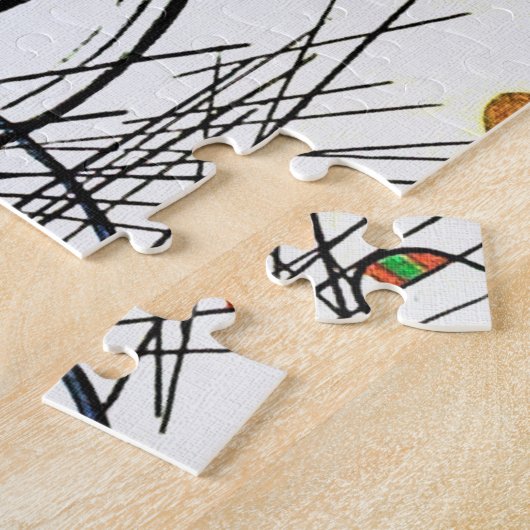 Transverse Line - Kandinsky Legpuzzel (Zijkant)