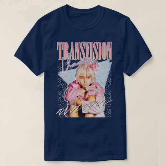Transvisie Vamp 80s Retro Fan Art 1 T-shirt (Design voorkant)