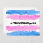 #TRANSWOMENAREWOMEN BRIEFKAART (Voorkant / Achterkant)