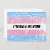 #TRANSWOMENAREWOMEN BRIEFKAART (Voorkant / Achterkant)