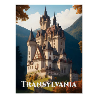 Transylvania Roemenië Reisposter Perfect Poster