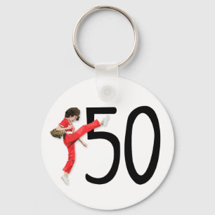 Trap 50 sleutelhanger