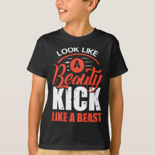 Trap als een Beest, Kickboksen T-shirt, Kickbokser T-shirt