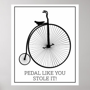 Trap als had je 'm gestolen poster