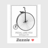 Trap als stal je het sticker (Vel)