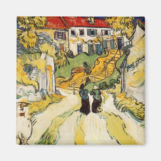 Trap bij Auvers Magneet (Voorkant)