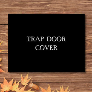 "TRAP DEUR HOESJE" grappig introvert doormat Deurmat
