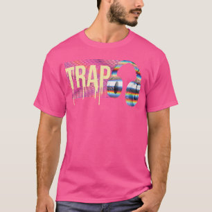 Trap House Muziek Gangsta Rap Hip Hop Hoofdtelefoo T-shirt