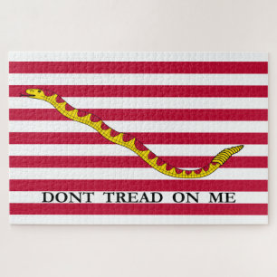Trap me niet Amerikaanse marinevlag Legpuzzel