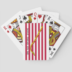Trap me niet Amerikaanse marinevlag Pokerkaarten