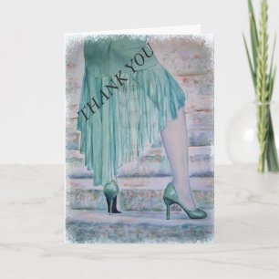 TRAP NAAR ....BEDANKT KAART