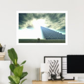 trap naar de hemel poster (Thuiskantoor)