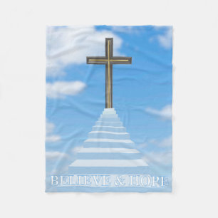 Trap om te hopen fleece deken