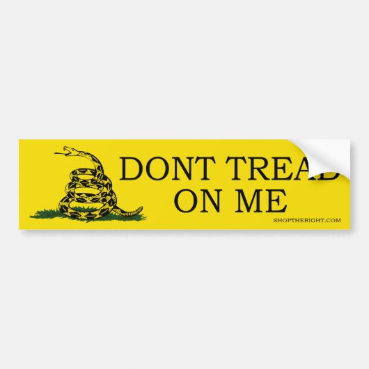 Trap Ons Niet Bumpersticker (Voorkant)