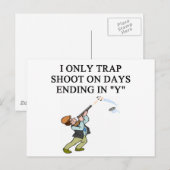 Trap-schietgrap Briefkaart (Voorkant / Achterkant)