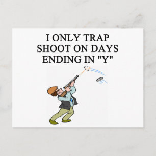 Trap-schietgrap Briefkaart