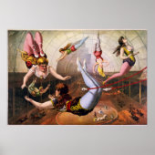 Trapeze Artist Circus Poster (Voorkant)