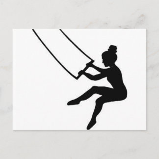 trapeze_kunstenaar briefkaart