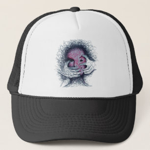 Trapped Emotions – Surrealistische Abstracte Kunst Trucker Pet