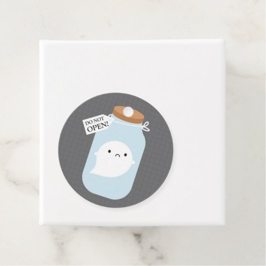 Trapped Little Ghost Bedankjes Labels (In situ)