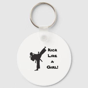 Trappeer Als Een Meisje Martial Arts Tae Kwon Do K Sleutelhanger
