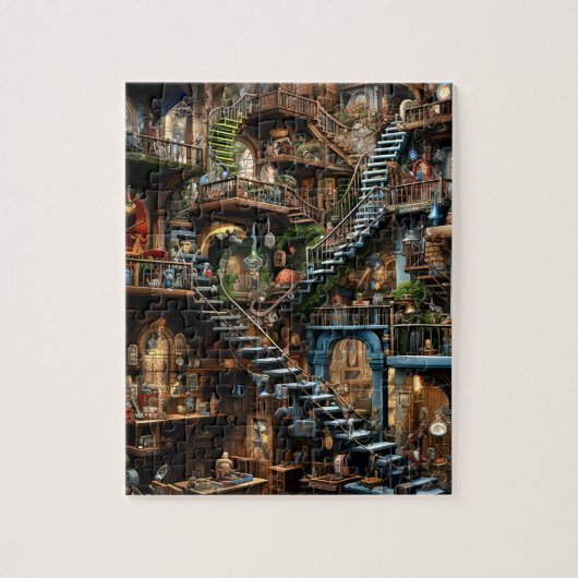 Trappen Illusie Museum Puzzel (Verticaal)