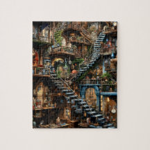 Trappen Illusie Museum Puzzel