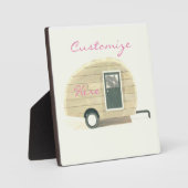 trappenaanhangwagen zigeunercaravan fotoplaat (Voorkant)