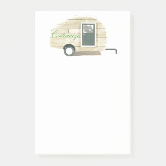  trappenaanhangwagen zigeunercaravan post-it® notes (Voorkant)