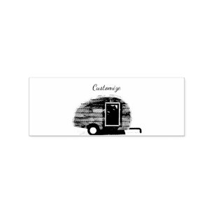 trappenaanhangwagen zigeunercaravan rubberstempel