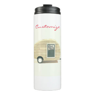  trappenaanhangwagen zigeunercaravan thermosbeker