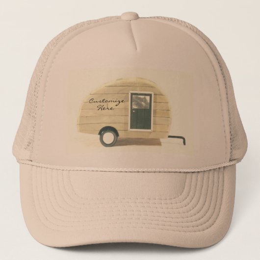 trappenaanhangwagen zigeunercaravan trucker pet (Voorkant)