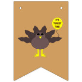 Trappende vlaggen voor de Thanksgiving van Turkse Vlaggetjes (Tweede vlag)