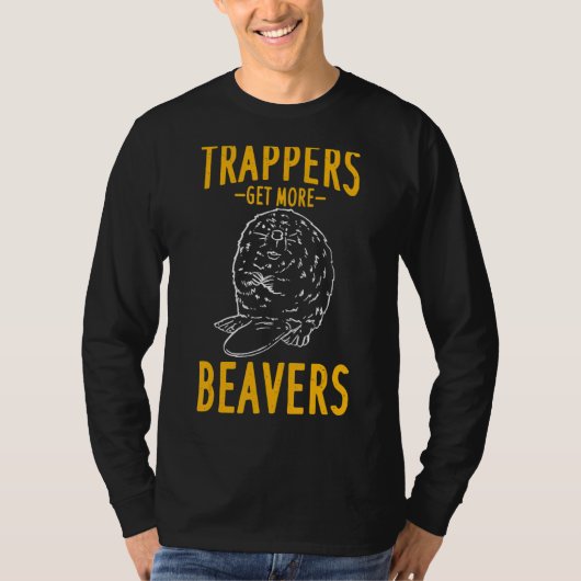 Trapper Trapping Hunter T-shirt (Voorkant)