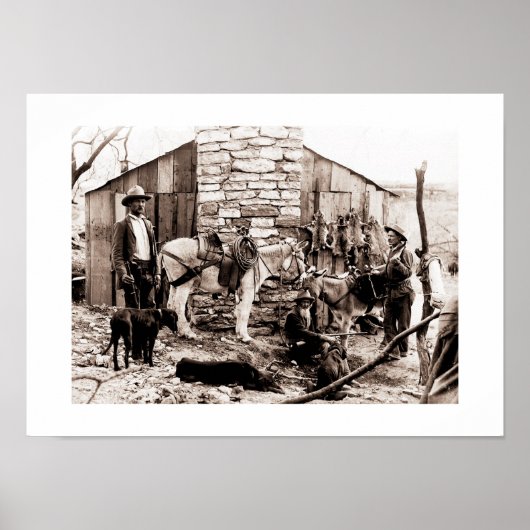 Trappers en hun cabine, VS Poster (Voorkant)