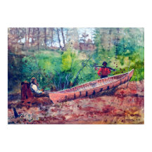 Trappers Rustend Winslow Homer 1874
