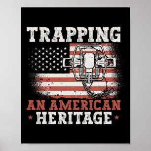 Trapping Een Amerikaanse Heritage Trap Hunting Tra Poster