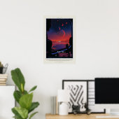 Trappist 1e, reisposter poster (Thuiskantoor)