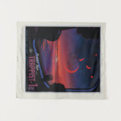 TRAPPIST-1e Small Wandkleed (Voorkant (horizontaal))