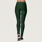 trapsgewijze matrixcode leggings (Achterkant)