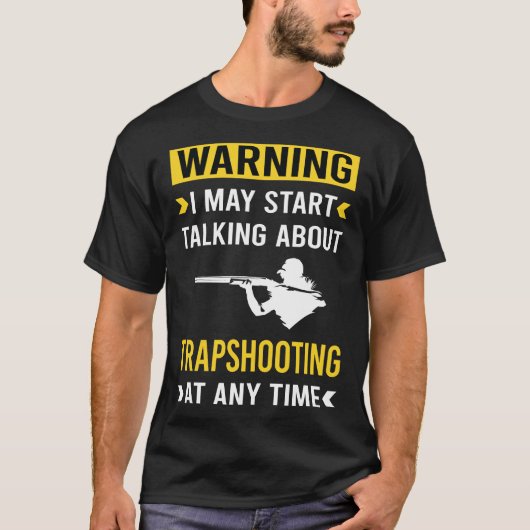Trapshooting Trap Shooting Clay Doel Schieten T-shirt (Voorkant)