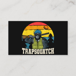 Trapsquatch Bigfoot Funny Clay Trap Schieten Manne Visitekaartje