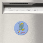 Trash Can Icon Magnet Magneet (Insitu (Vaatwasser))