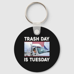 Trash Day is dinsdag Trump 2024 Sleutelhanger