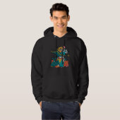 Trash garbage racoon couple cute hoodie (Voorkant volledig)